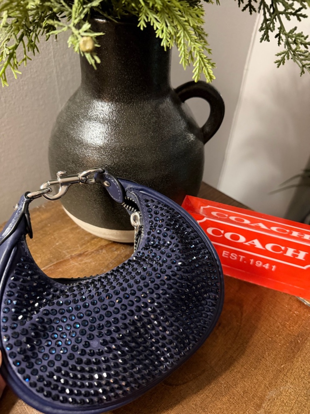 Coach Jonie Mini Bag with Crystals - Picture 8 of 12
